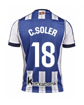 Billige Fotballdrakt Real Sociedad Carlos Soler #18 Replika Hjemmedrakt 2025-26 Kortermet Billige Fotballdrakt Real Sociedad Carlos Soler #18 Replika Hjemmedrakt 2025-26 Kortermet